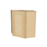 RTA Solid Wood Diagonal Corner Cabinets - Kitchen, Bathroom, Living Room and Office Shaker Natural Wood