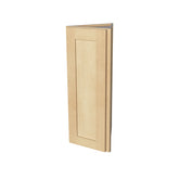 RTA Solid Wood Wall End Corner Cabinets - Kitchen, Bathroom, Living Room and Office Shaker Natural Wood