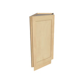 RTA Solid Wood Base End Angle Cabinets - Kitchen, Bathroom, Laundry Room Storage Shaker Natural Wood