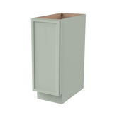 RTA Solid Wood Newtown Full High Door Base Cabinet Jade Green for Kitchen/Living Room with 1 Door and 1 Shelf