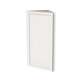 RTA Solid Wood Newtown Wall Diagonal Corner Cabinet Origami White for Kitchen, Bathroom & Laundry Storage