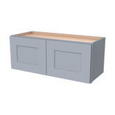 RTA Belmont Gray Wall Cabinet for Kitchen, Bathroom & Laundry Storage