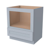 RTA Belmont Gray Microwave Base Cabinet with 1 Drawer