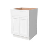 RTA Solid Wood Cabinet Inset Origami White Vanity Cabinets for Kitchen Bathroom and Laundry Storage