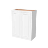 RTA Solid Wood Cabinet Inset Origami White Wall Cabinets for Kitchen Bathroom and Laundry Storage