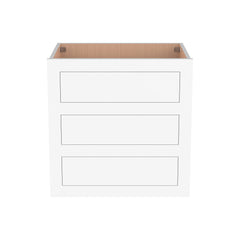 RTA Solid Wood Cabinet Inset Origami White Wall Cabinets for Kitchen Bathroom and Laundry Storage
