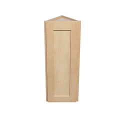RTA Solid Wood Wall End Corner Cabinets - Kitchen, Bathroom, Living Room and Office Shaker Natural Wood