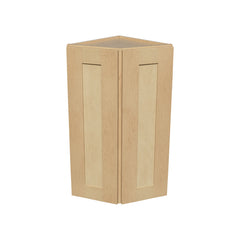 RTA Solid Wood Wall End Angle Cabinets - Kitchen, Bathroom, Living Room and Office Shaker Natural Wood