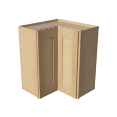 RTA Solid Wood Wall Easy Reach Cabinets - Kitchen, Bathroom, Living Room and Office Shaker Natural Wood