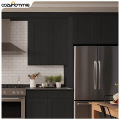 Shaker Series Charcoal Black Cabinets