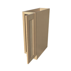 SHAKER NATURAL WOOD-BASE TRAY CABINET 9''W*24''D*34-1/2''H 1FHD 1SHELF