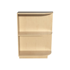 [SNW-BES09] RTA Solid Wood Base End Open Shelf Cabinet