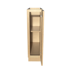 SHAKER NATURAL WOOD-BASE TRAY CABINET 9''W*24''D*34-1/2''H 1FHD 1SHELF