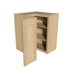 RTA Solid Wood Wall Easy Reach Cabinets - Kitchen, Bathroom, Living Room and Office Shaker Natural Wood