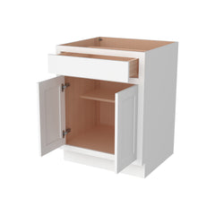 [B24-B36] Inset Series Double Door Single Drawer Bases-Origami White