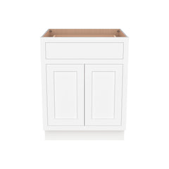 [B24-B36] Inset Series Double Door Single Drawer Bases-Origami White