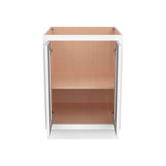 [B24FHD-B36FHD] Inset Series Full High Door Base Cabinets-Origami White Cabinets