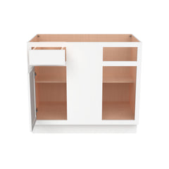 [BBC40-BBC46] Inset Series Blind Corner Bases-Origami White