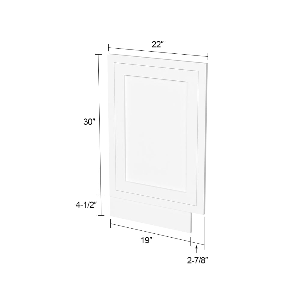 Base Decorative Panels Inset Origami White [IOW-BDD22A / BDD25A]
