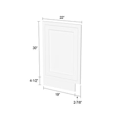 Base Decorative Panels Inset Origami White [IOW-BDD22A / BDD25A]