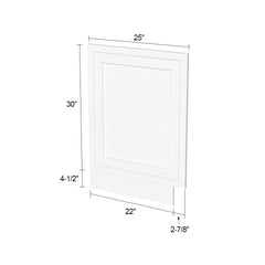 Base Decorative Panels Inset Origami White [IOW-BDD22A / BDD25A]