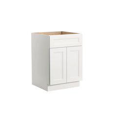 RTA Solid Wood Escada Kitchen/Living Room Base Cabinet with 1 Drawer 1 Shelf and 2 Doors