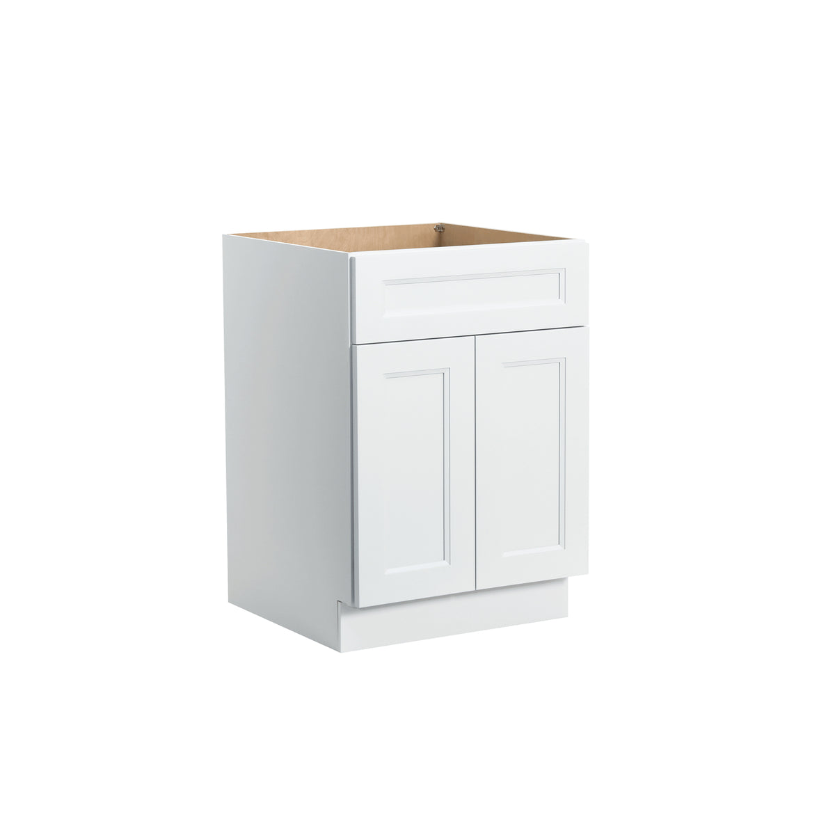 RTA Solid Wood Escada Kitchen/Living Room Base Cabinet with 1 Drawer 1 Shelf and 2 Doors