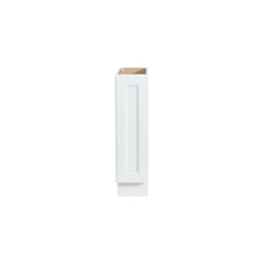 RTA Solid Wood Escada Base Tray Cabinet White for Kitchen, Bathroom & Laundry storage, 1 Door 1 Shelf