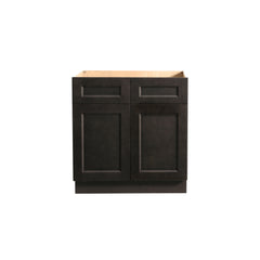 RTA Solid Wood Escada Kitchen/Living Room Base Cabinet with 2 Drawers 1 Shelf and 2 Doors