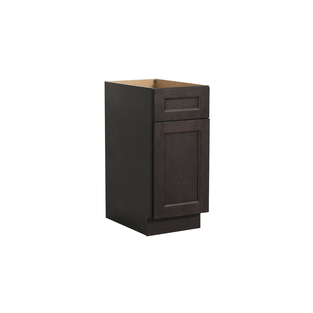 RTA Solid Wood Escada Kitchen/Living Room Base Cabinet with 1 Drawer 1 Shelf and 1 Door