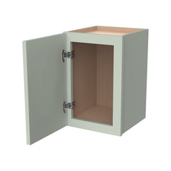 RTA Newtown Solid Wood Wall Cabinet Jade Green for Kitchen, Bathroom & Laundry Storage