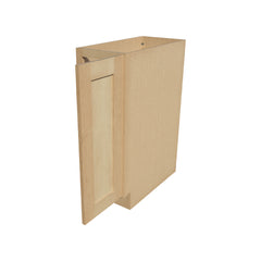 RTA Solid Wood Full High Door Base Cabinets - Kitchen, Bathroom, Living Room and Office Shaker Natural Wood