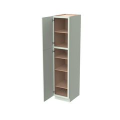 RTA Newtown Jade Green Solid Wood Wall Pantry Cabinet for Kitchen Storage