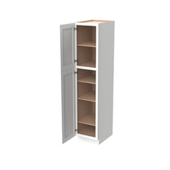 RTA Shaker Origami White Solid Wood Wall Pantry Cabinet for Kitchen Storage