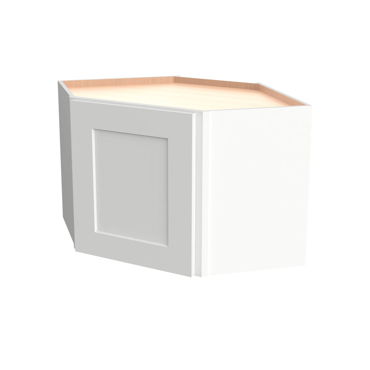 [WDC2418] Shaker Origami White Diagonal Corner Cabinets