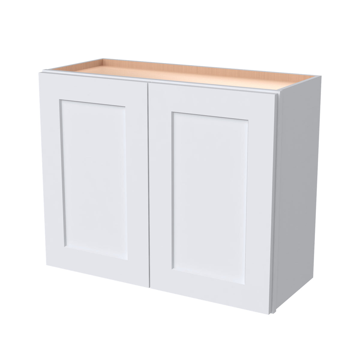 Shaker White Double Door Wall Cabinets W3024-W3624