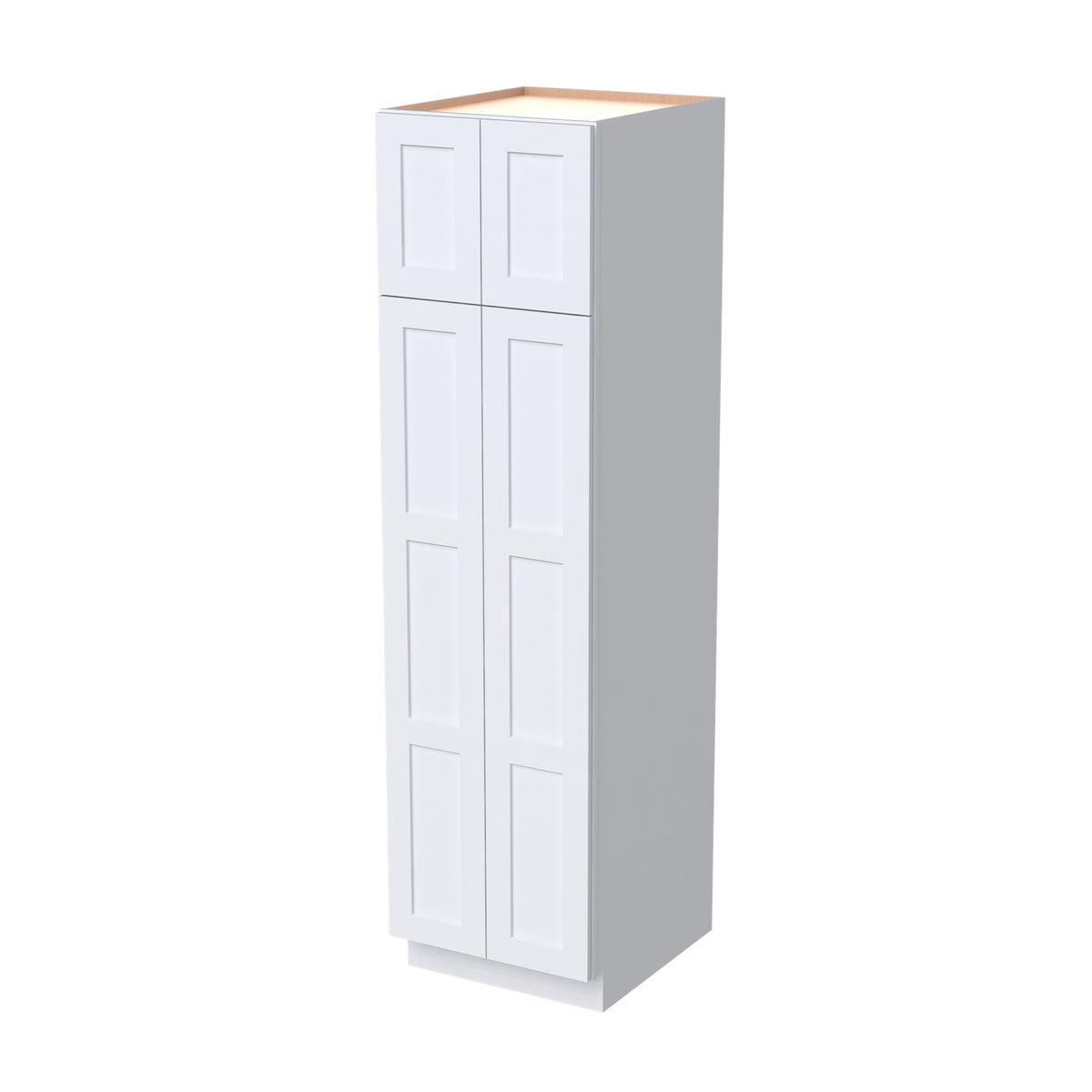 [BC249024-BC249627] Shaker White Broom Closets