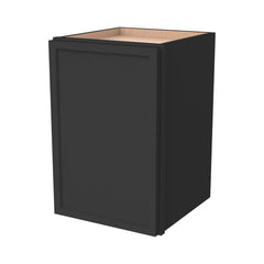 RTA Newtown Solid Wood Wall Cabinet Charcoal Black for Kitchen, Bathroom & Laundry Storage