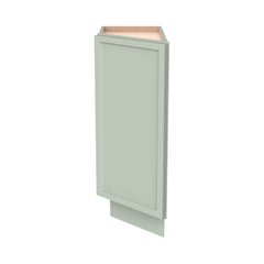 RTA Solid Wood Newtown Base End Angle cabinets Jade Green Kitchen, Bathroom & Laundry Room Storage