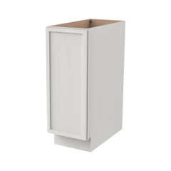 RTA Solid Wood Newtown Full High Door Base Cabinet Origami White for Kitchen/Living Room with 1 Door and 1 Shelf