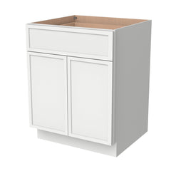 Newtown Origami Whiten RTA Base Cabinet for Kitchen, Bathroom & Laundry Room, 1 Drawer 1 Shelf