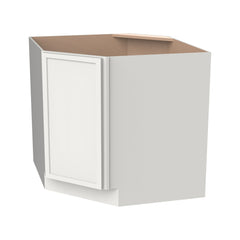 RTA Newtown Solid wood Corner Sink Base Cabinet Origami White