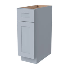 RTA Belmont Gray Kitchen/Living Room Base Cabinet with 1 Door 1 Drawer 1 Shelf