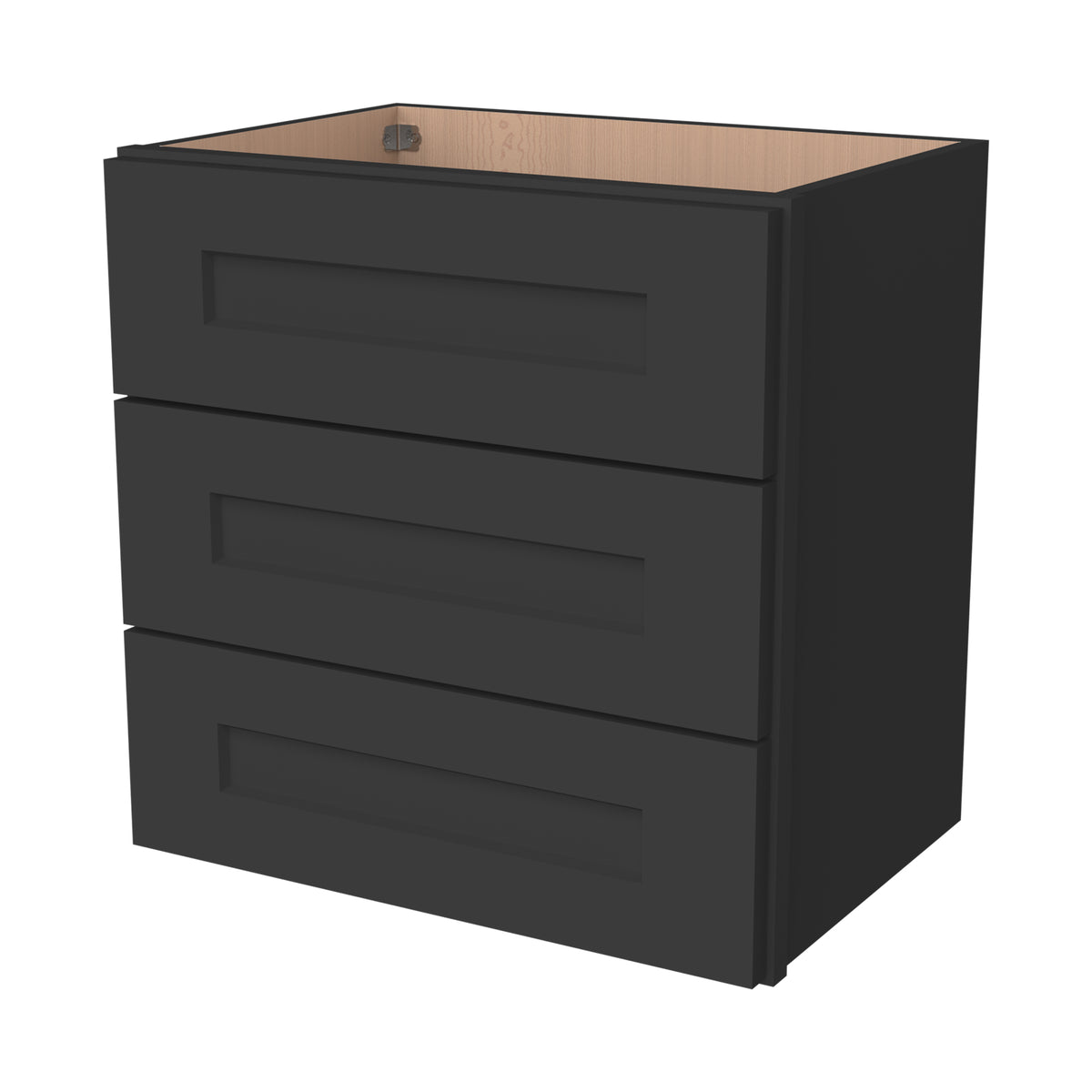 [3DW18-3DW24] Shaker Charcoal Black Wall Drawer Cabinets