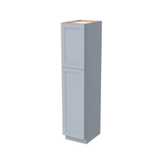 RTA Shaker Gray Solid Wood Wall Pantry Cabinet for Kitchen Storage