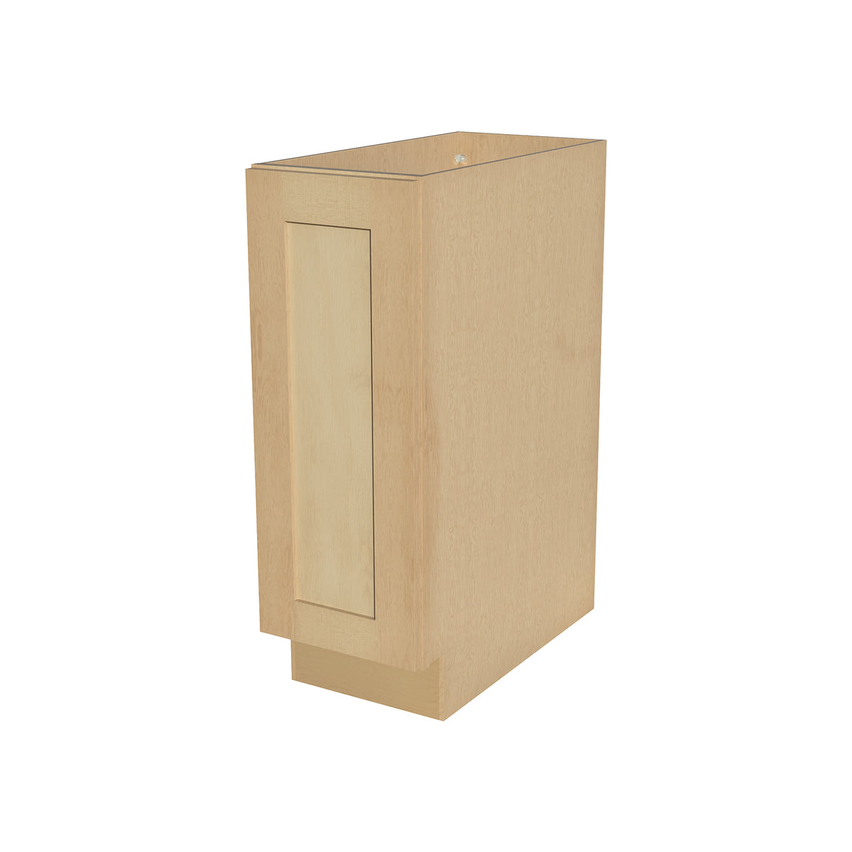 RTA Solid Wood Full High Door Base Cabinets - Kitchen, Bathroom, Living Room and Office Shaker Natural Wood