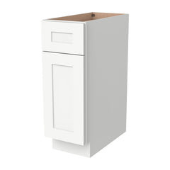 RTA Solid Wood Shaker Origami White 10 Foot Run Kitchen Cabinet Set