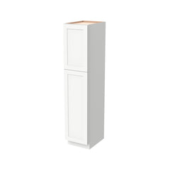 RTA Shaker Origami White Solid Wood Wall Pantry Cabinet for Kitchen Storage