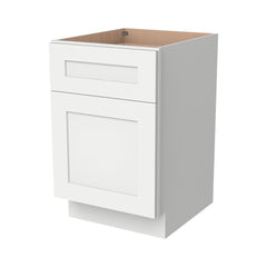 RTA Solid Wood Shaker Drawer Base Cabinet Origami White for Kitchen, Bathroom & Laundry storage