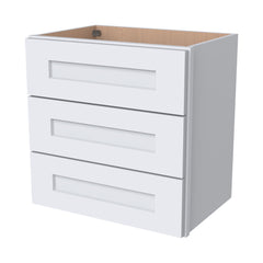 [3DW18-3DW24] Shaker White Wall Drawer Cabinets